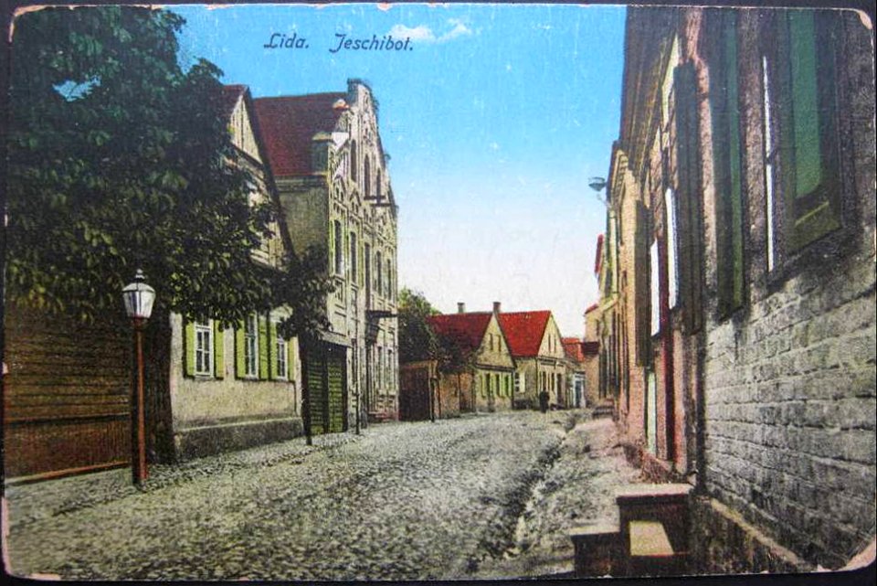 Lida, Školnaja. Ліда, Школьная (1918)