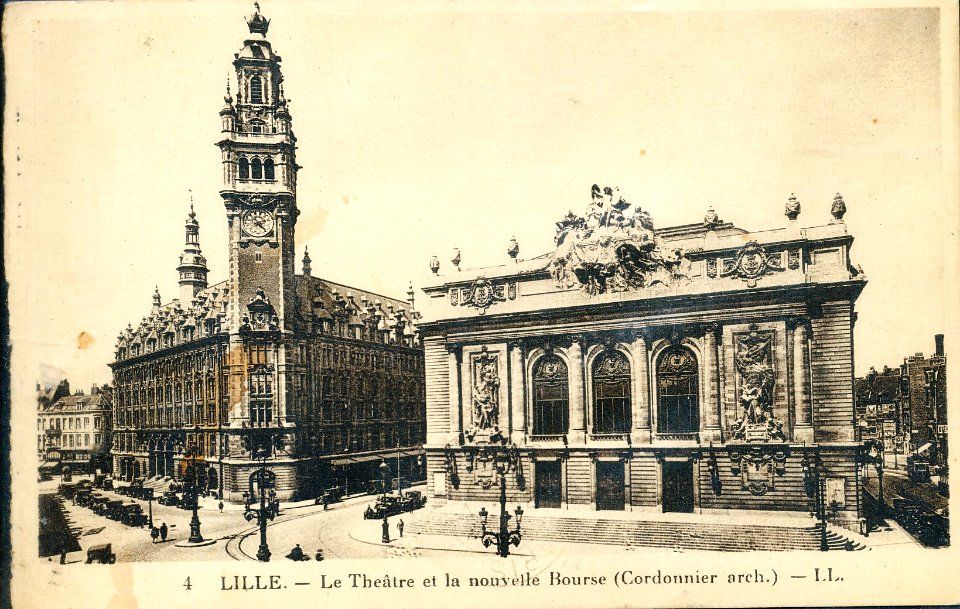 Lille - 4 - Le theatre et la nouvelle bourse