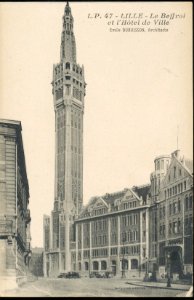 Lille - 47 - Beffroi et Hotel de Ville