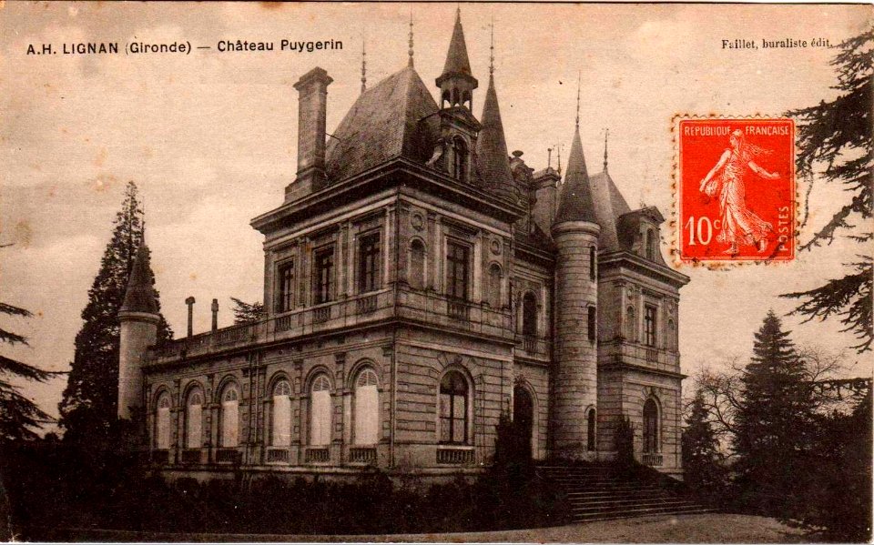 Lignan-chateau-puygerin-1906
