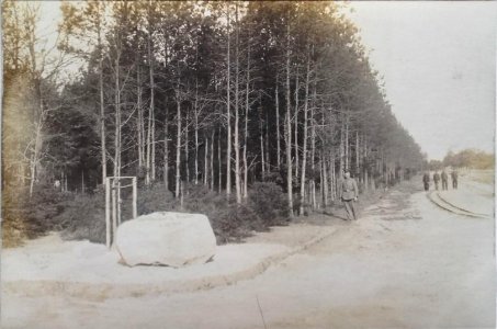 Ligne Hindenburg, 1917, Stèle Hannovre, une voie etroite Decauville, Photograph A. Unland, Hannover, Rundstraße 6