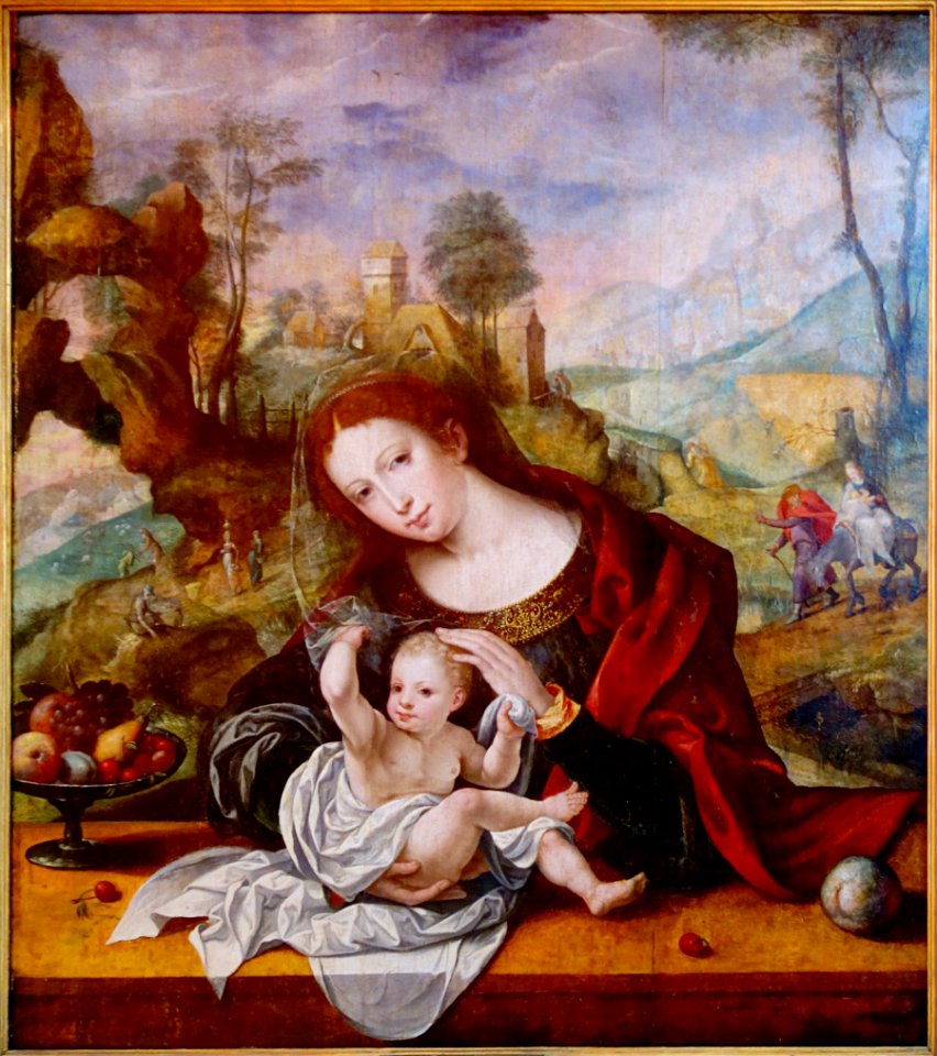 Lille PdBA maitre du fils prodigue vierge enfant