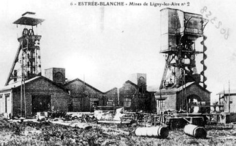 Ligny-lès-Aire - Fosse n° 2 - 2 bis des mines de Ligny-lès-Aire (B)