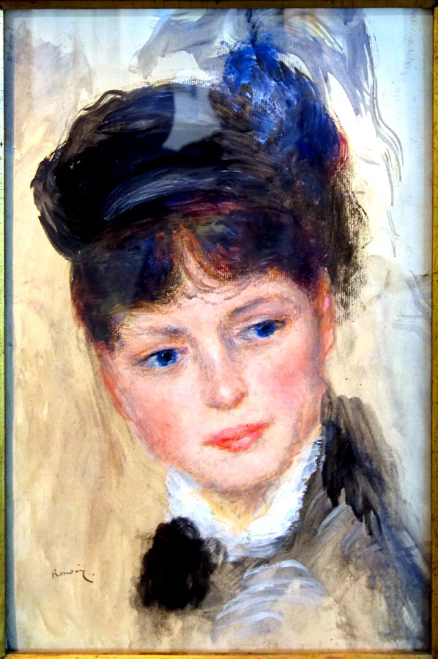 Lille PdBA renoir jeune fille au chapeau noir