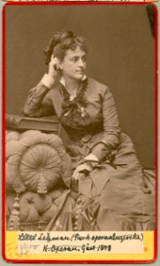 Lilli Lehmann, porträtt - SMV - H5 122