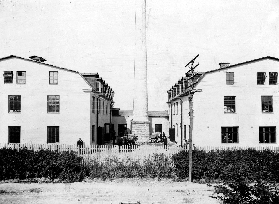 Liljeholmens färgeri före branden 1905