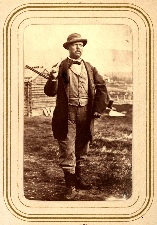 Lieutenant H A Widmark. Lotten von Düben 1868 - Nordiska Museet - NMA.0033083 1