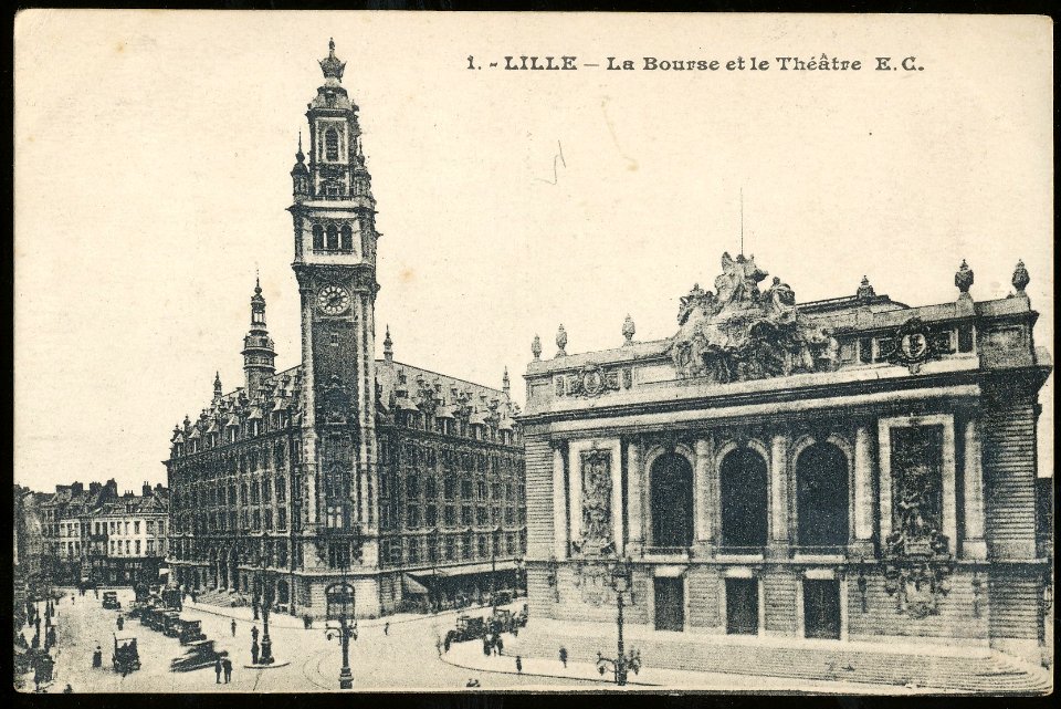 Lille - 1 - Bourse et Theatre