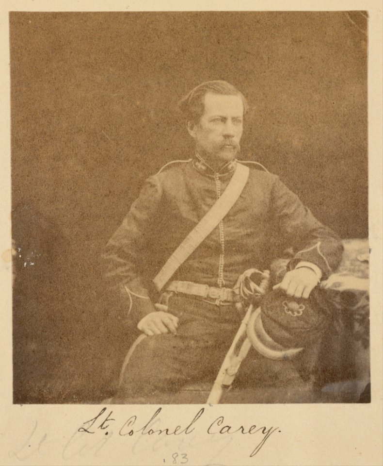 Lieutenant-Colonel Carey attributed to Felice Beato