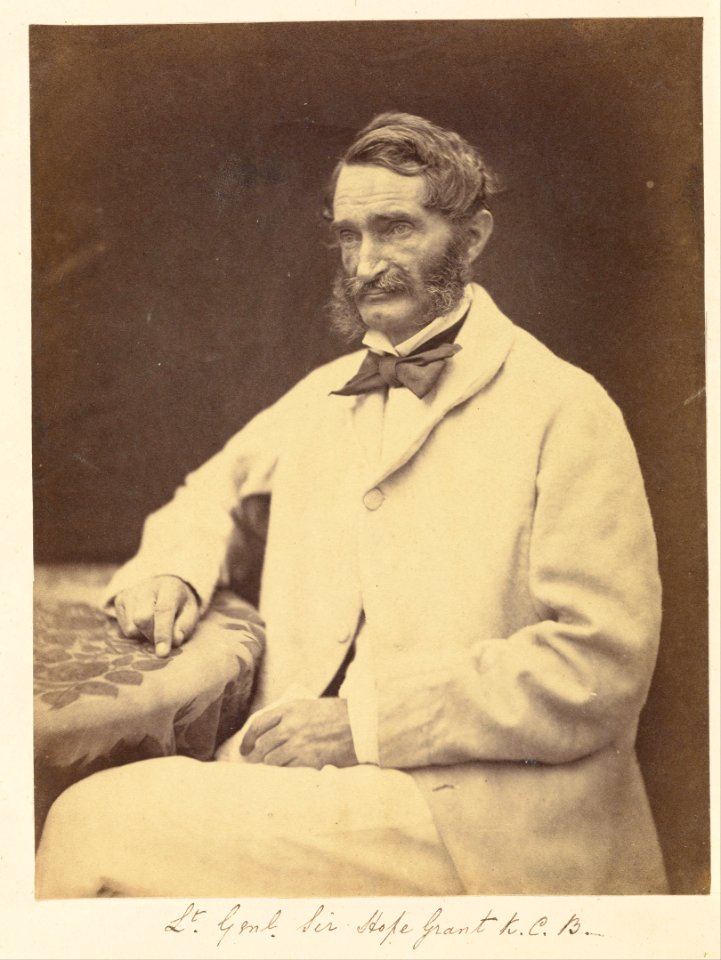 Lieutenant-General Sir Hope Grant, K.C.B. attributed to Felice Beato