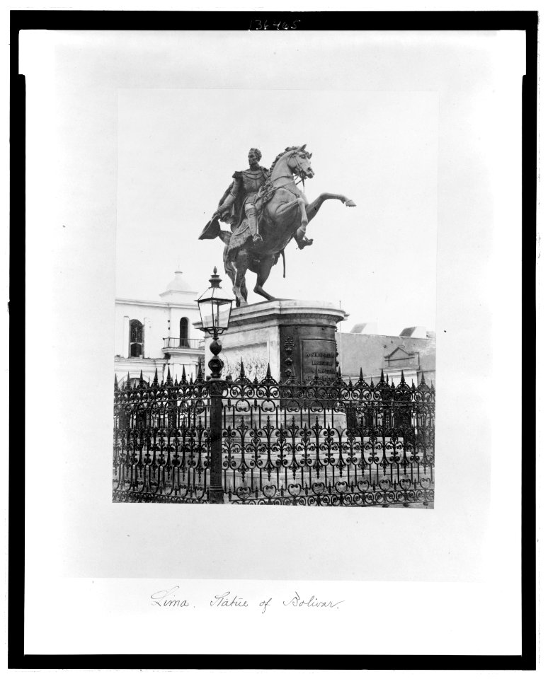 Lima. Statue of Bolivar LCCN2006679744