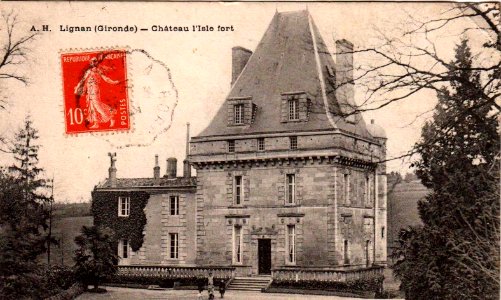 Lignan-chateau-isle-fort-1915