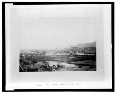 Lima. The bridge from up the river LCCN2006679733