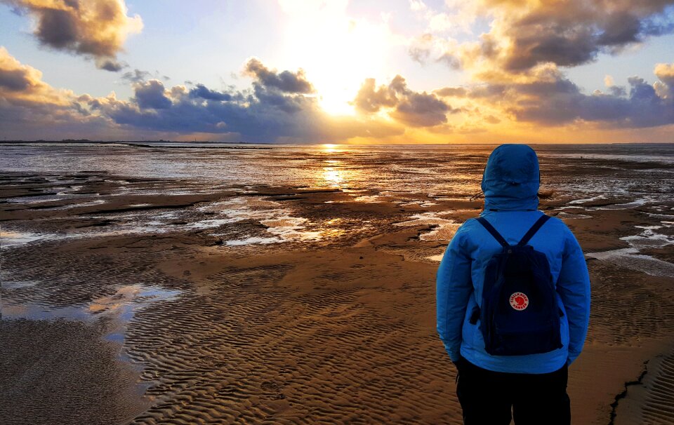 North sea view horizon