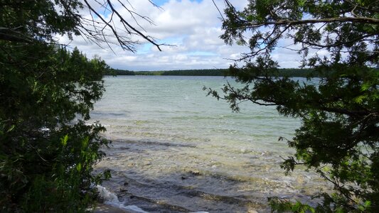 Lake landscape water