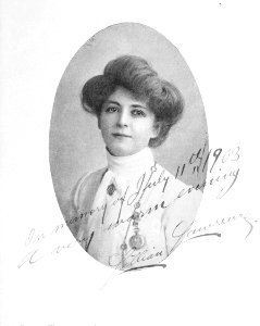 Lillian Lawrence, stage actress, signed portrait