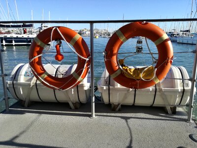 Rail boat sea