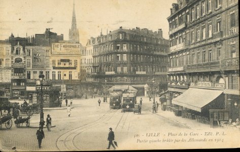 Lille - 50 - Place de la Gare