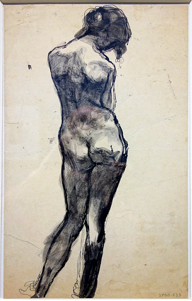Lille PdBA bourdelle femme de dos
