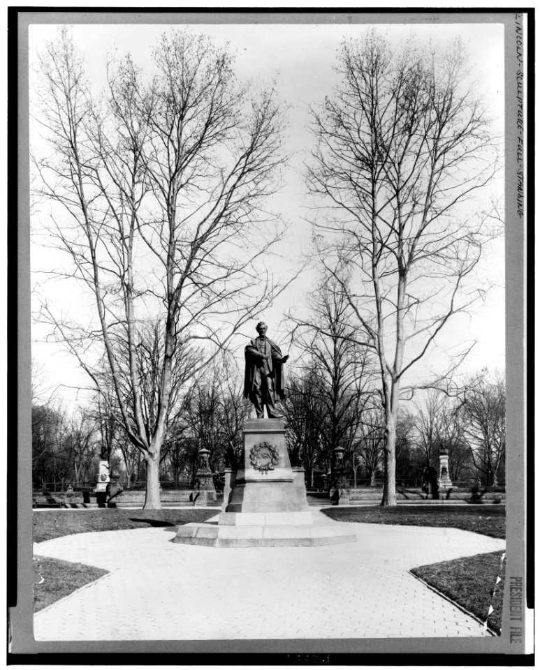 Lincoln statue, Prospect Park, Brooklyn, N.Y. LCCN91711175