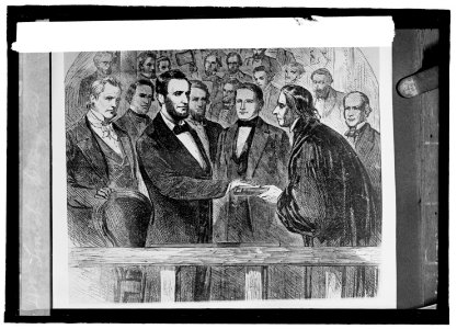 Lincoln swearing in LCCN2016821236