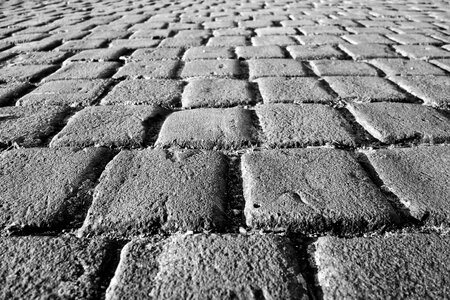Footpath paving surface photo