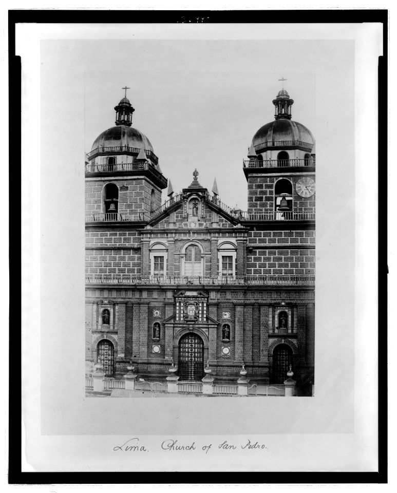 Lima. Church of San Pedro LCCN2006679719