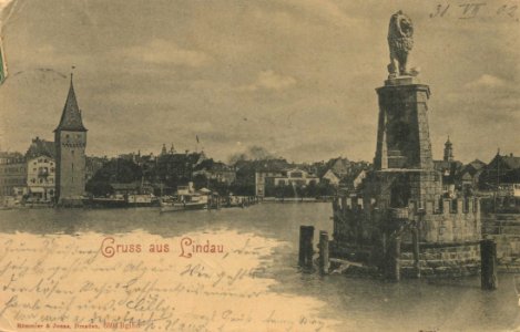 Lindau, Bayern - Hafen (2) (Zeno Ansichtskarten)