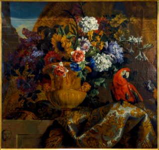 Lille PdBA monnoyer vase perroquet