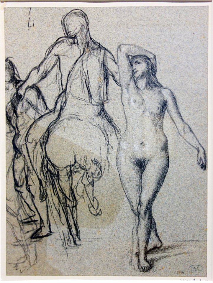 Lille PdBA puvis de chavannes femme homme cheval