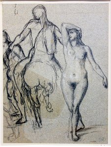Lille PdBA puvis de chavannes femme homme cheval
