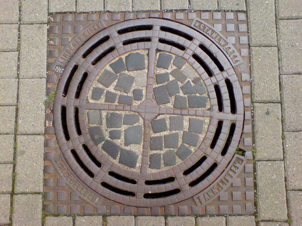 Lindener Eisen- & Stahlwerke AG Hannover-Linden Waterloostraße vor der Pförtnerhaus zur Polizeidirektion