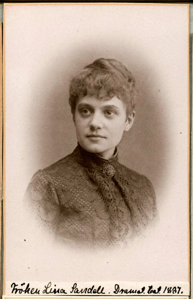 Lina Sandell, porträtt - SMV - H7 106