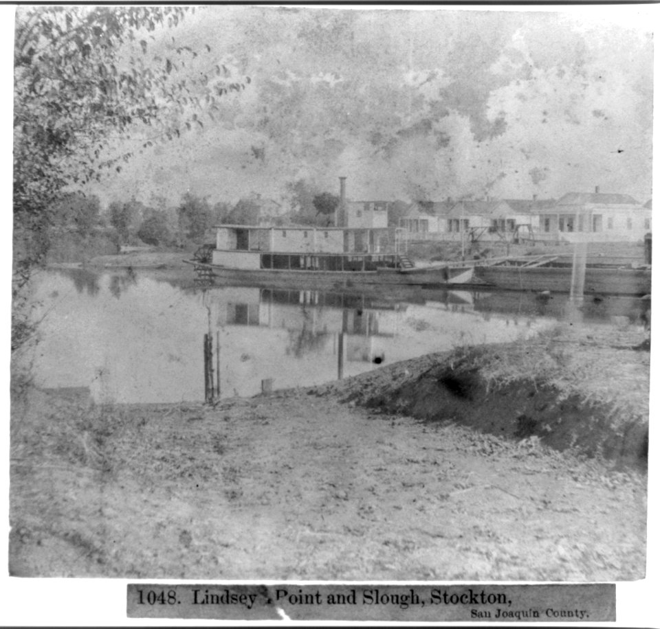 Lindsay Point and Slough, Stockton, San Joaquin County LCCN2002717196