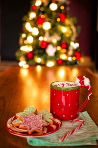 Hot chocolate hot cocoa cookies photo