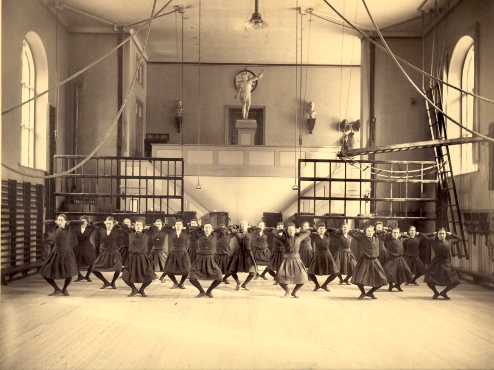 Linggymnastik Gymnastiska Centralinstitutet Stockholm ca 1892, gih007