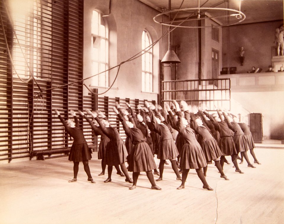 Linggymnastik Gymnastiska Centralinstitutet Stockholm ca 1880 0100