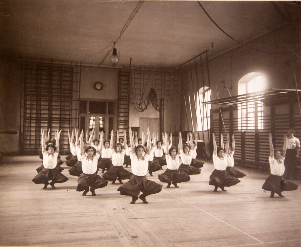 Linggymnastik Gymnastiska Centralinstitutet Stockholm ca 1900 0105