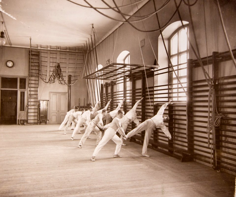 Linggymnastik Gymnastiska Centralinstitutet Stockholm ca 1900 gih0139