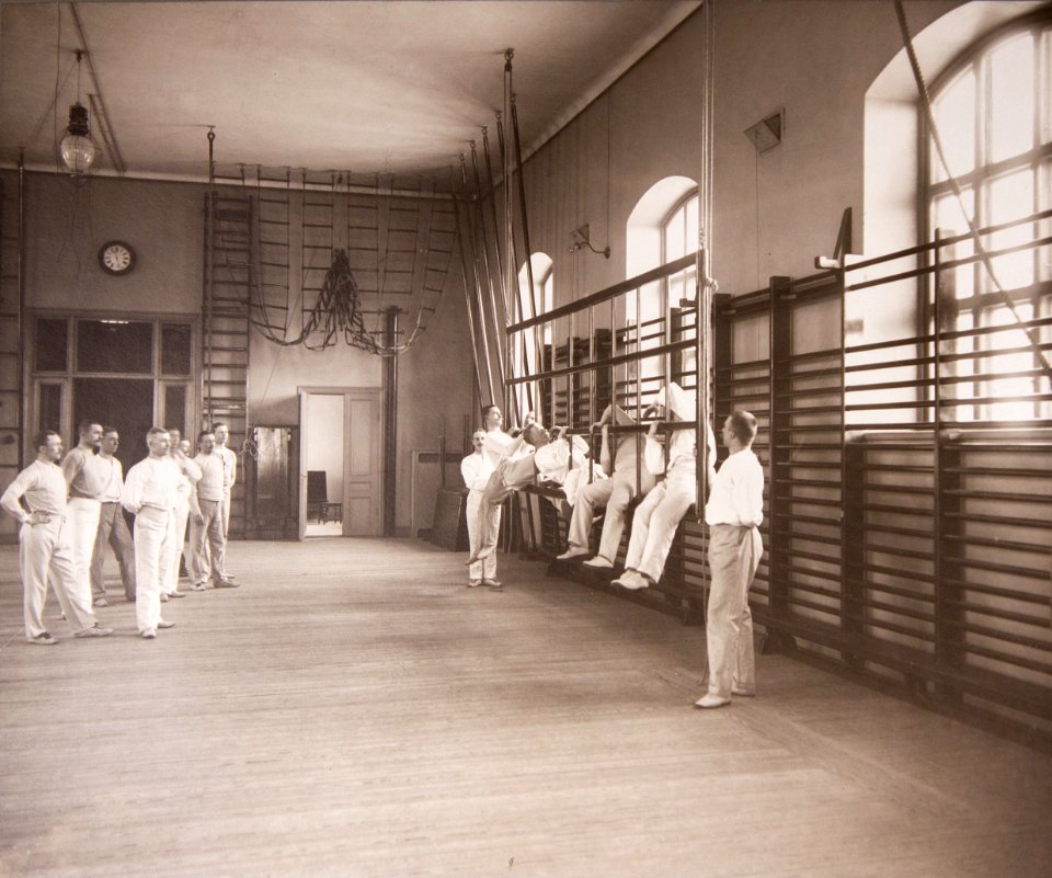 Linggymnastik Gymnastiska Centralinstitutet Stockholm ca 1900 0059