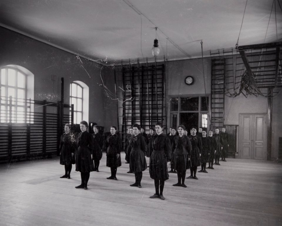 Linggymnastik Gymnastiska Centralinstitutet Stockholm ca 1900 0108