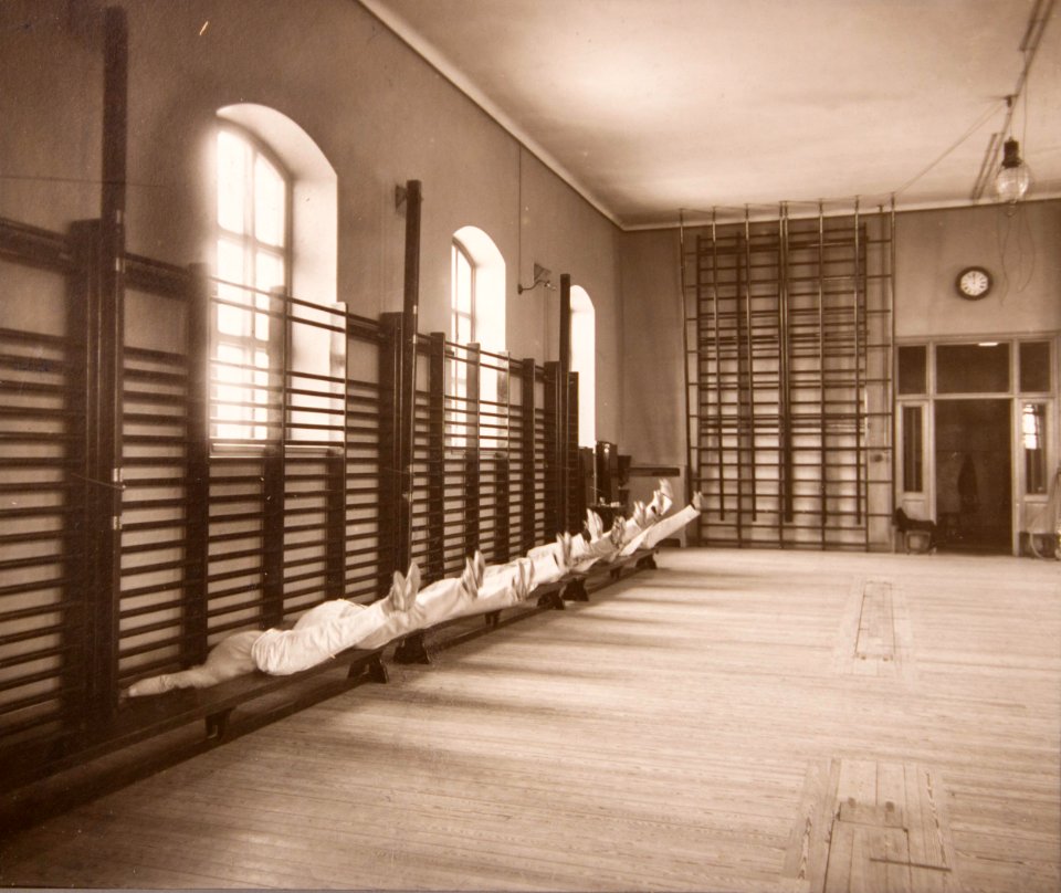 Linggymnastik Gymnastiska Centralinstitutet Stockholm ca 1900, gih0016