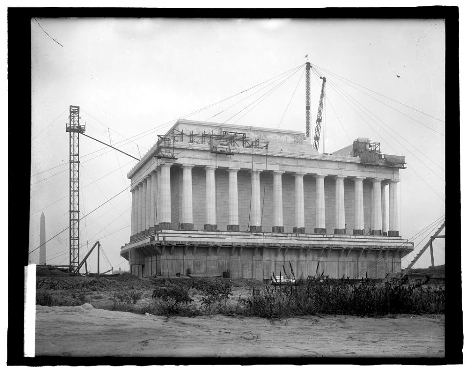 Lincoln Memorial, (Washington, D.C.), Jany. 1917 LCCN2016852824