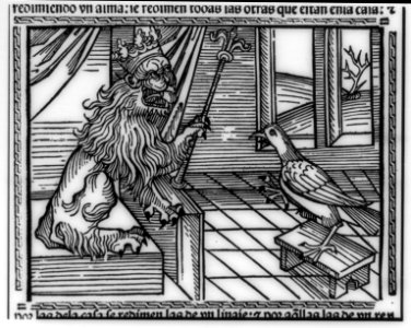 Lion and bird LCCN2005692126