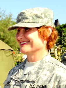 Linda Davis, Reserve Army nurse 2011 (cropped)