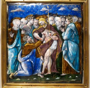 The Incredulity of Saint Thomas, workshop of Léonard Limosin