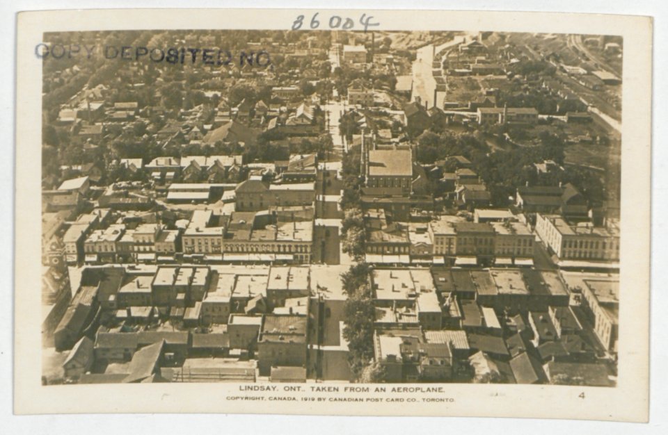 Lindsay Ontario from the Air (HS85-10-36004) original
