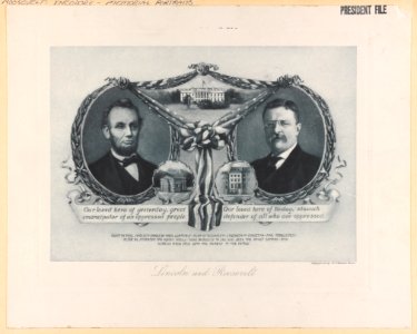 Lincoln and Roosevelt LCCN2009633174