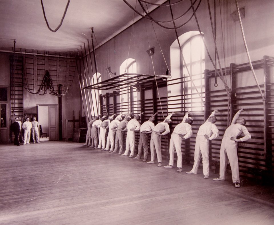 Linggymnastik Gymnastiska Centralinstitutet Stockholm ca 1900 0048