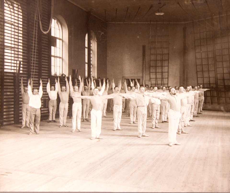 Linggymnastik Gymnastiska Centralinstitutet Stockholm ca 1900 0052